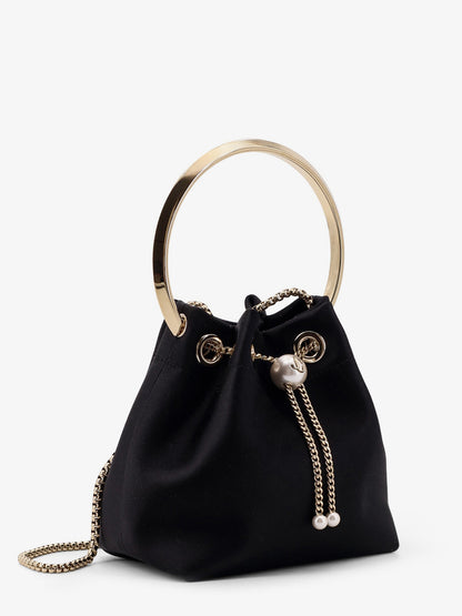 Borsa a secchiello Bon Bon in satin thumbnail