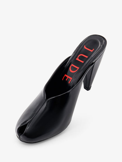 Paw Mule patent leather sandals thumbnail