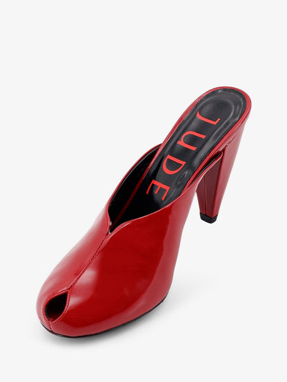 Paw Mule patent leather sandals thumbnail