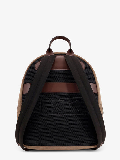 Suede backpack with engraved logo thumbnail