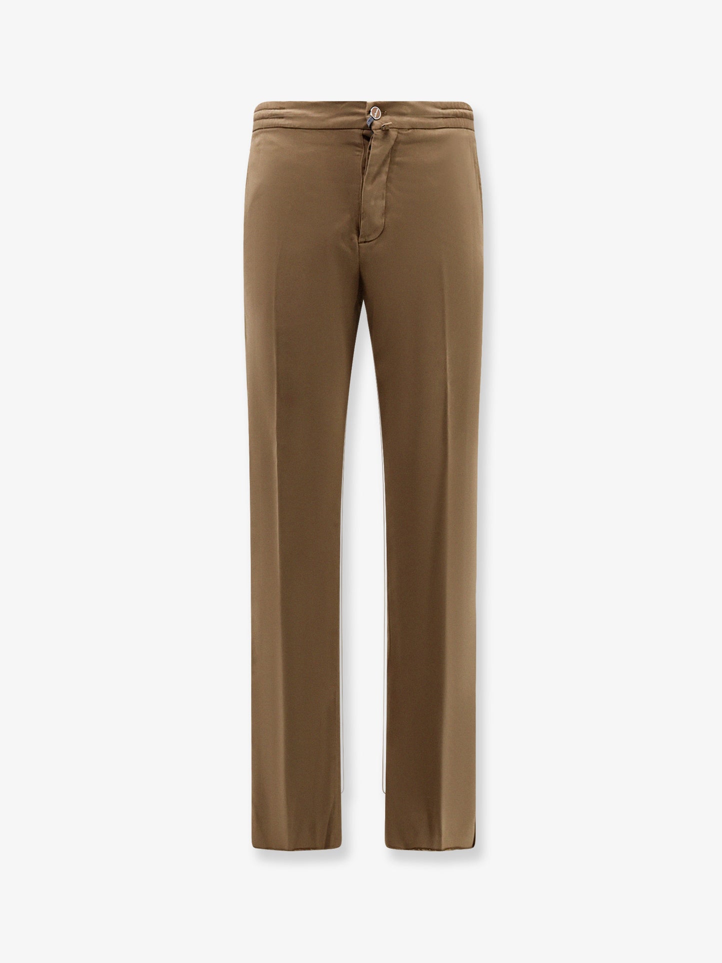 Lyocell trouser with drawstring at waist