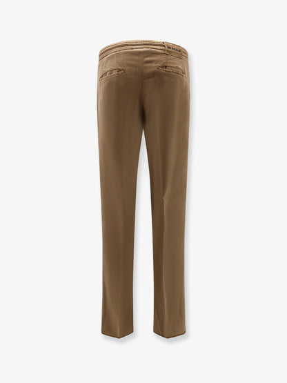Lyocell trouser with drawstring at waist thumbnail