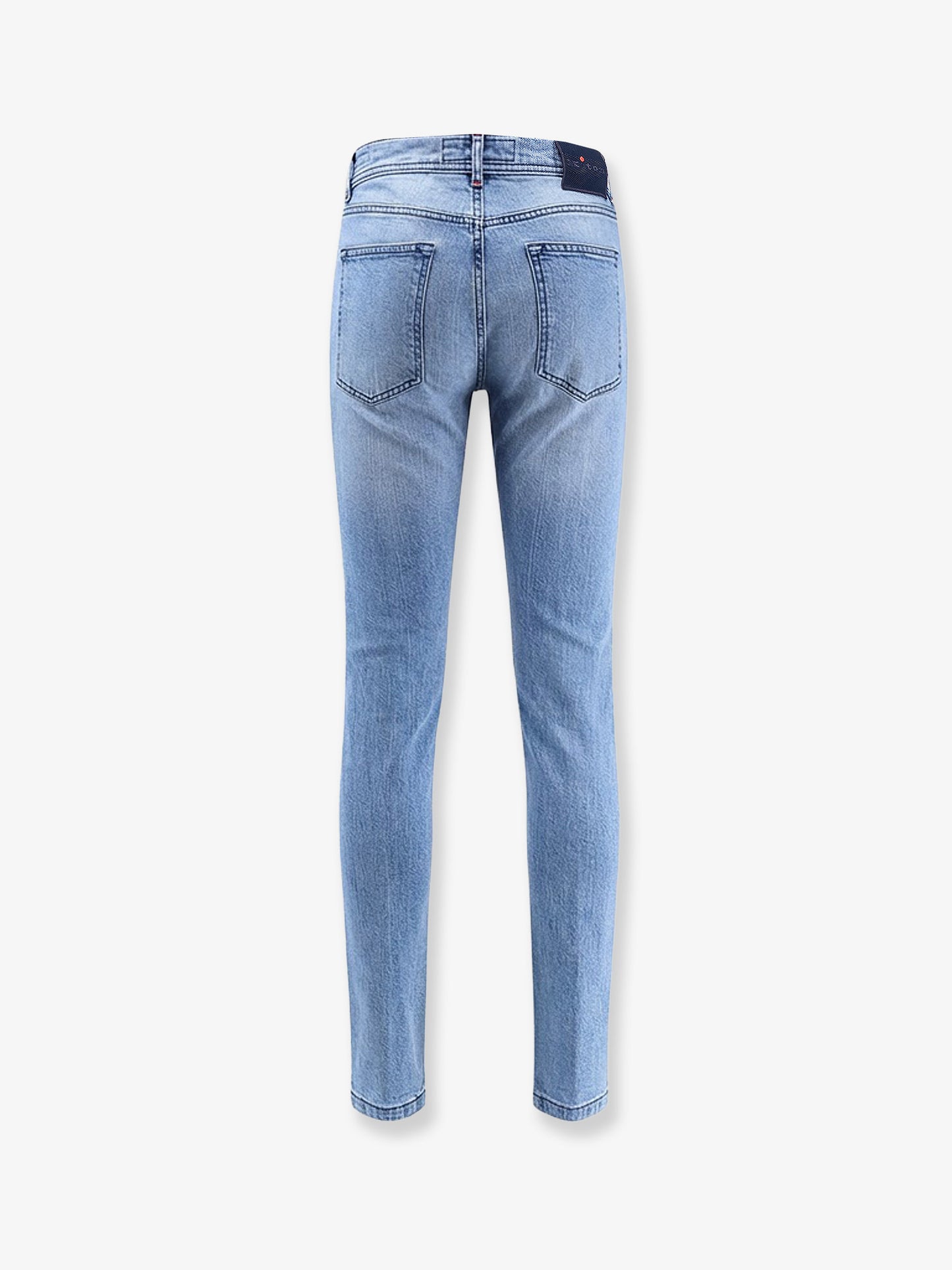 Blue denim jeans