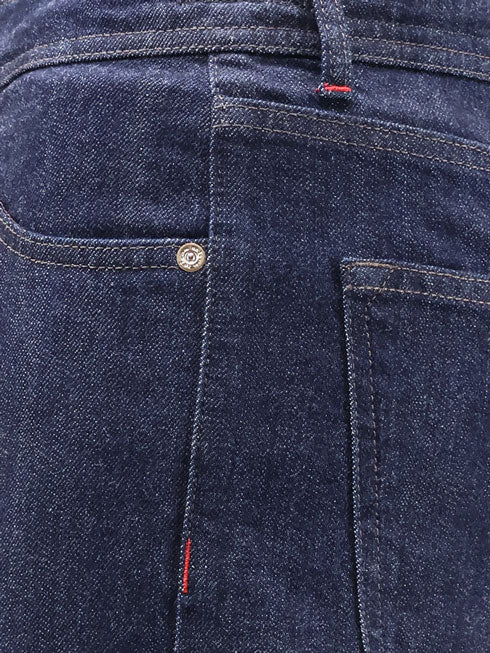 Cotton blend jeans
