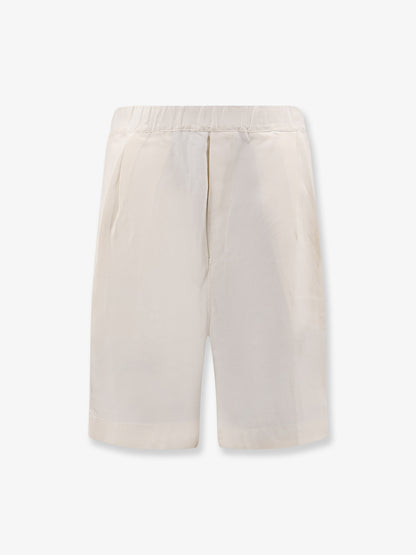 Viscose and linen bermuda shorts thumbnail