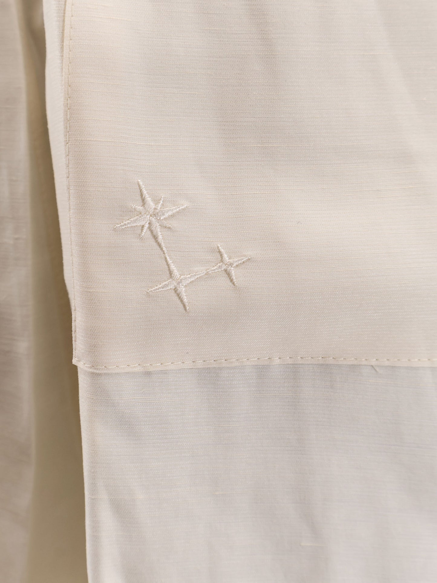 Viscose and linen bermuda shorts