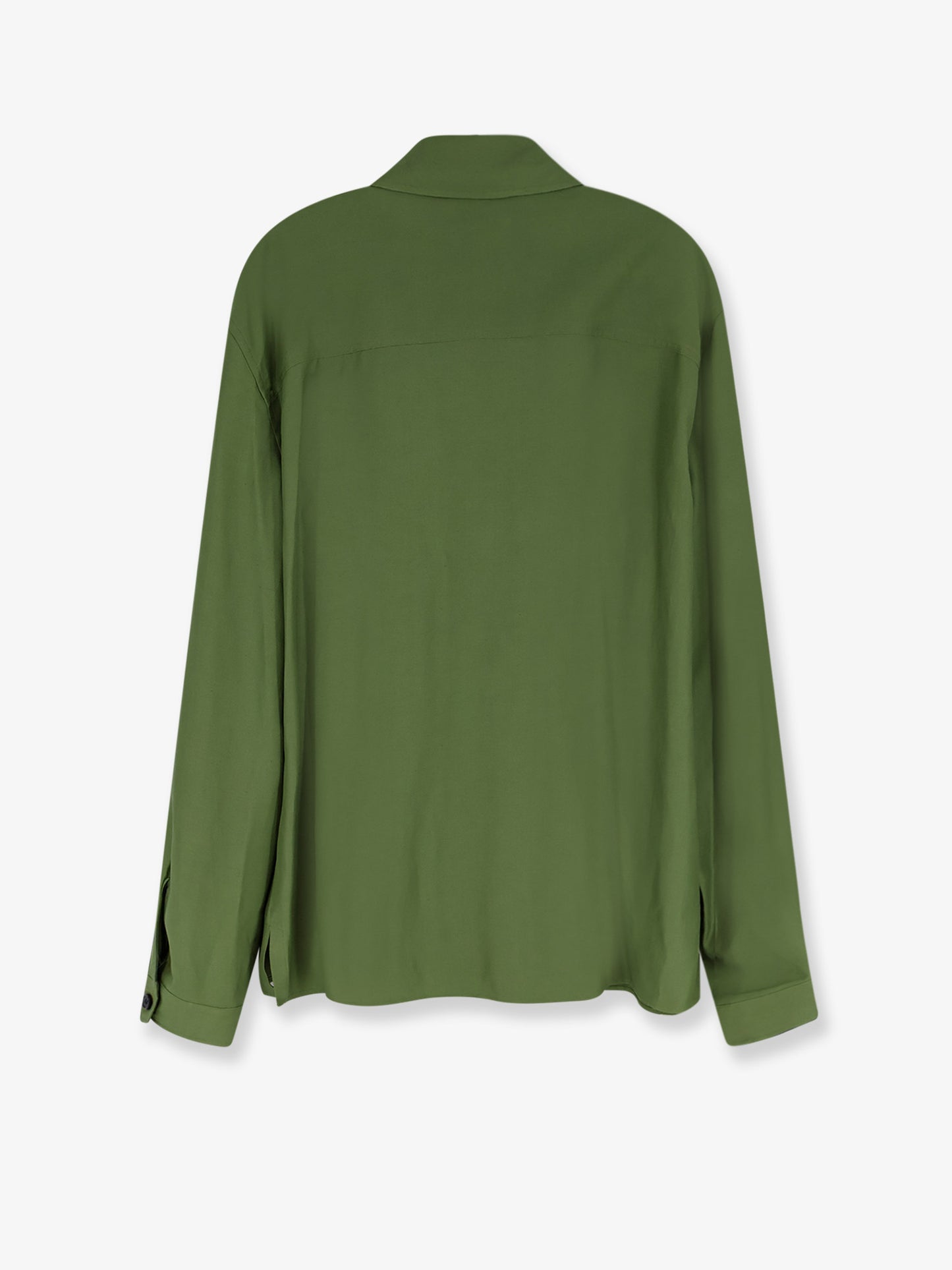 Viscose and linen shirt