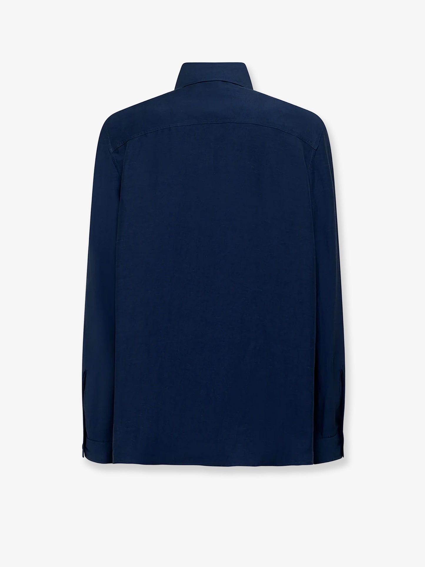 Viscose and linen shirt