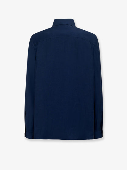 Viscose and linen shirt thumbnail