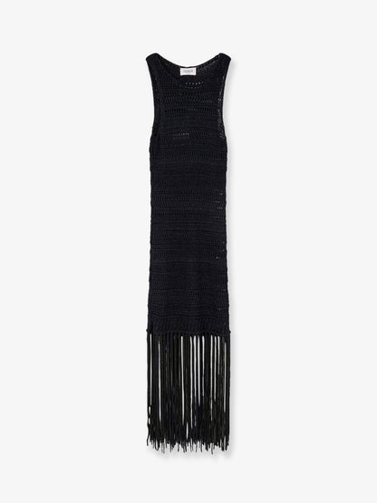 Viscose and recycled polyester dress thumbnail