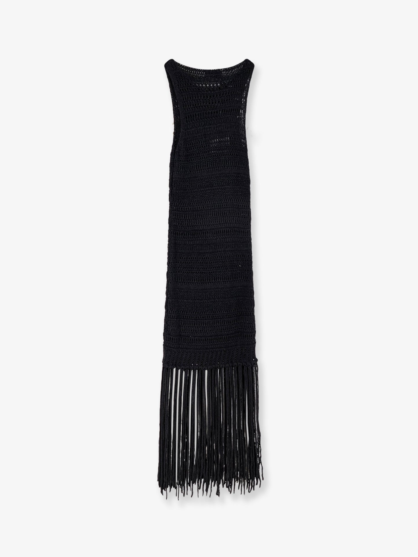 Viscose and recycled polyester dress