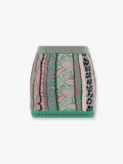 Multicolored cotton skirt thumbnail