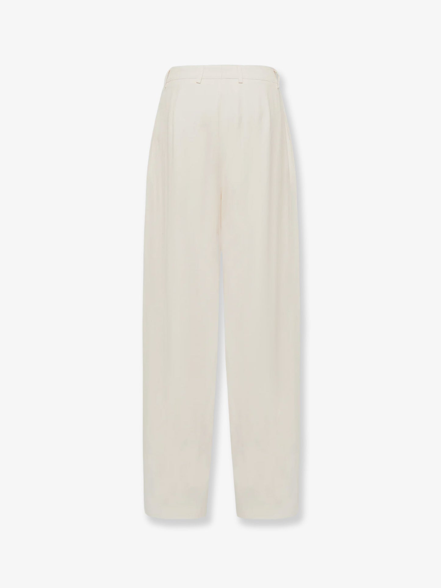 Viscose and linen trousers