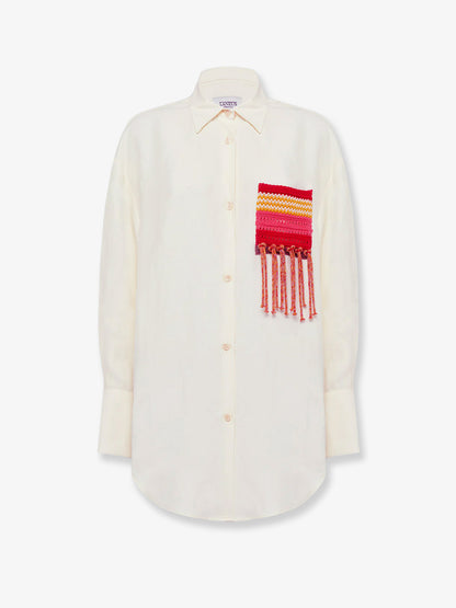 Over viscose and linen shirt thumbnail