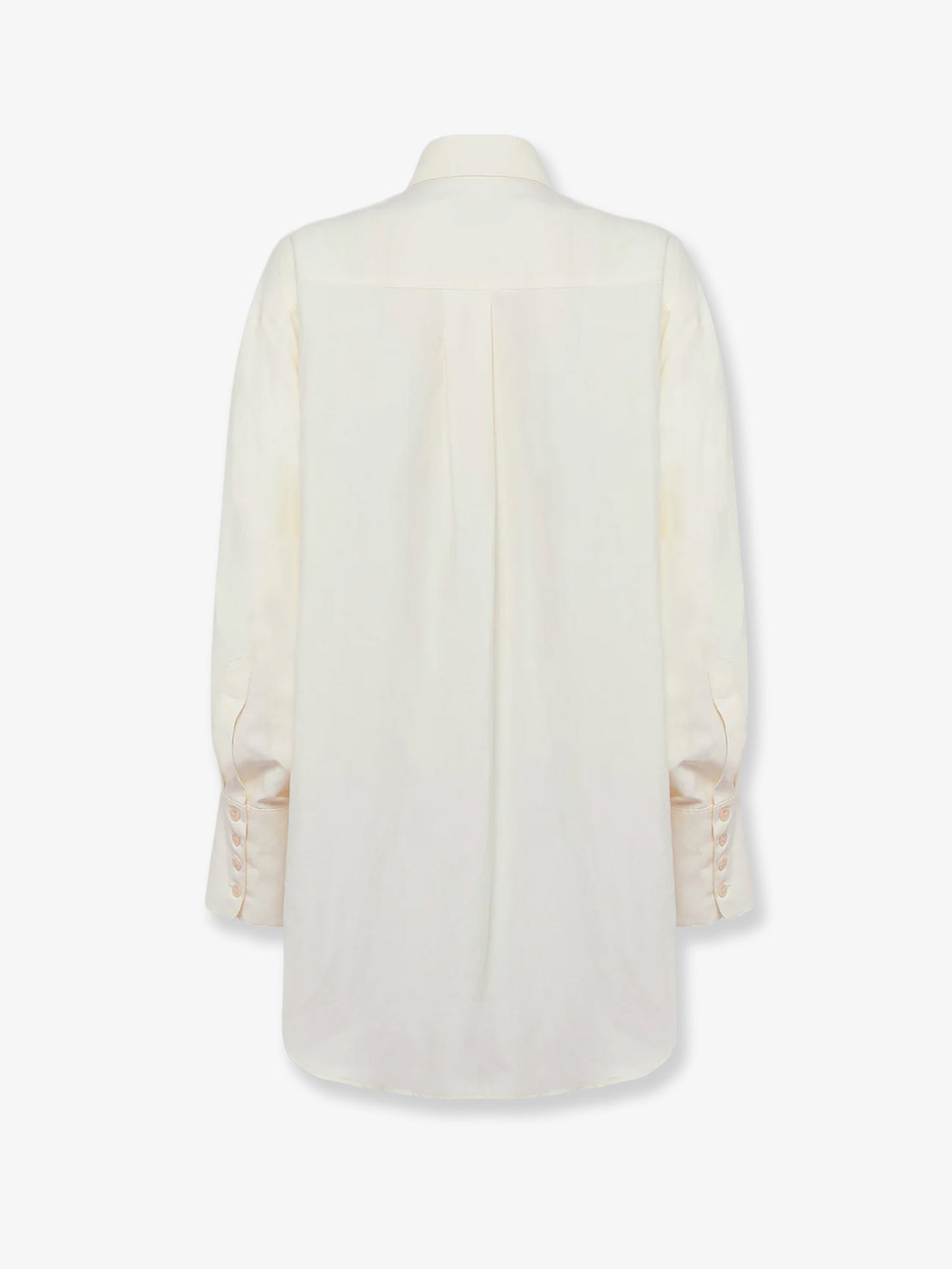 Over viscose and linen shirt