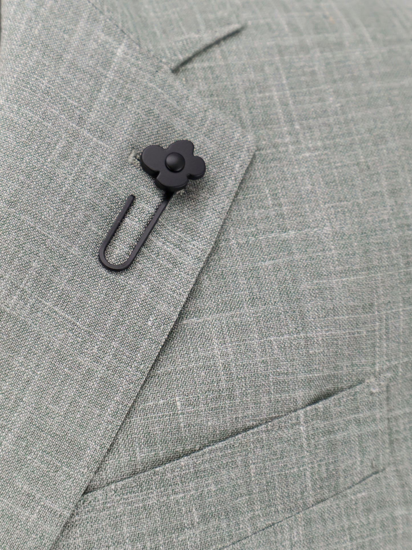 Wool, silk and linen blazer
