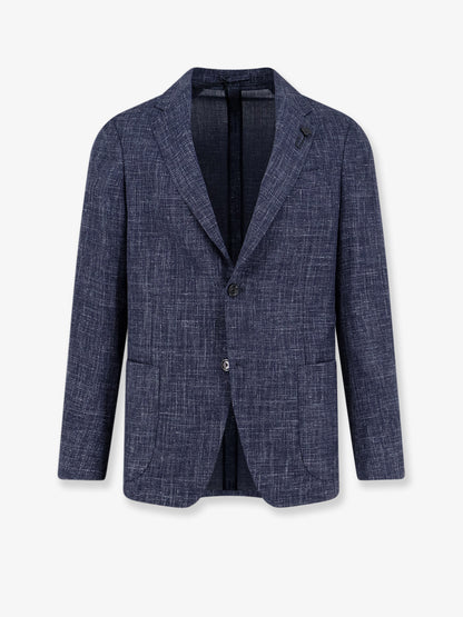 Roma wool, silk and linen blazer thumbnail
