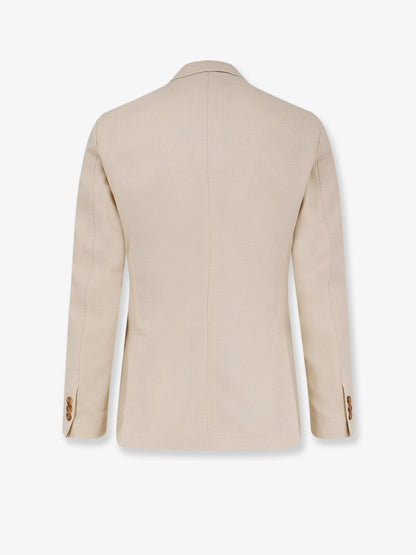 Roma pure virgin wool and linen blazer thumbnail