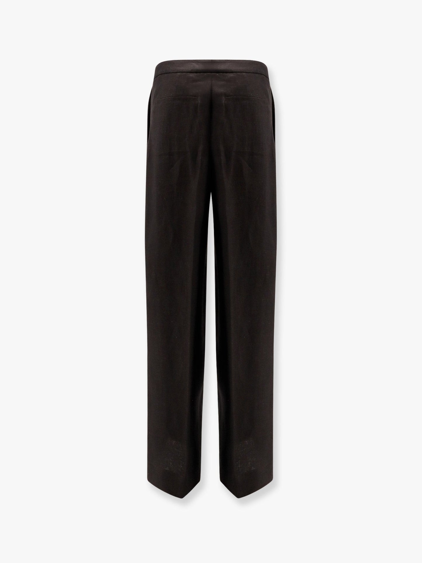 Linen trousers with pinces