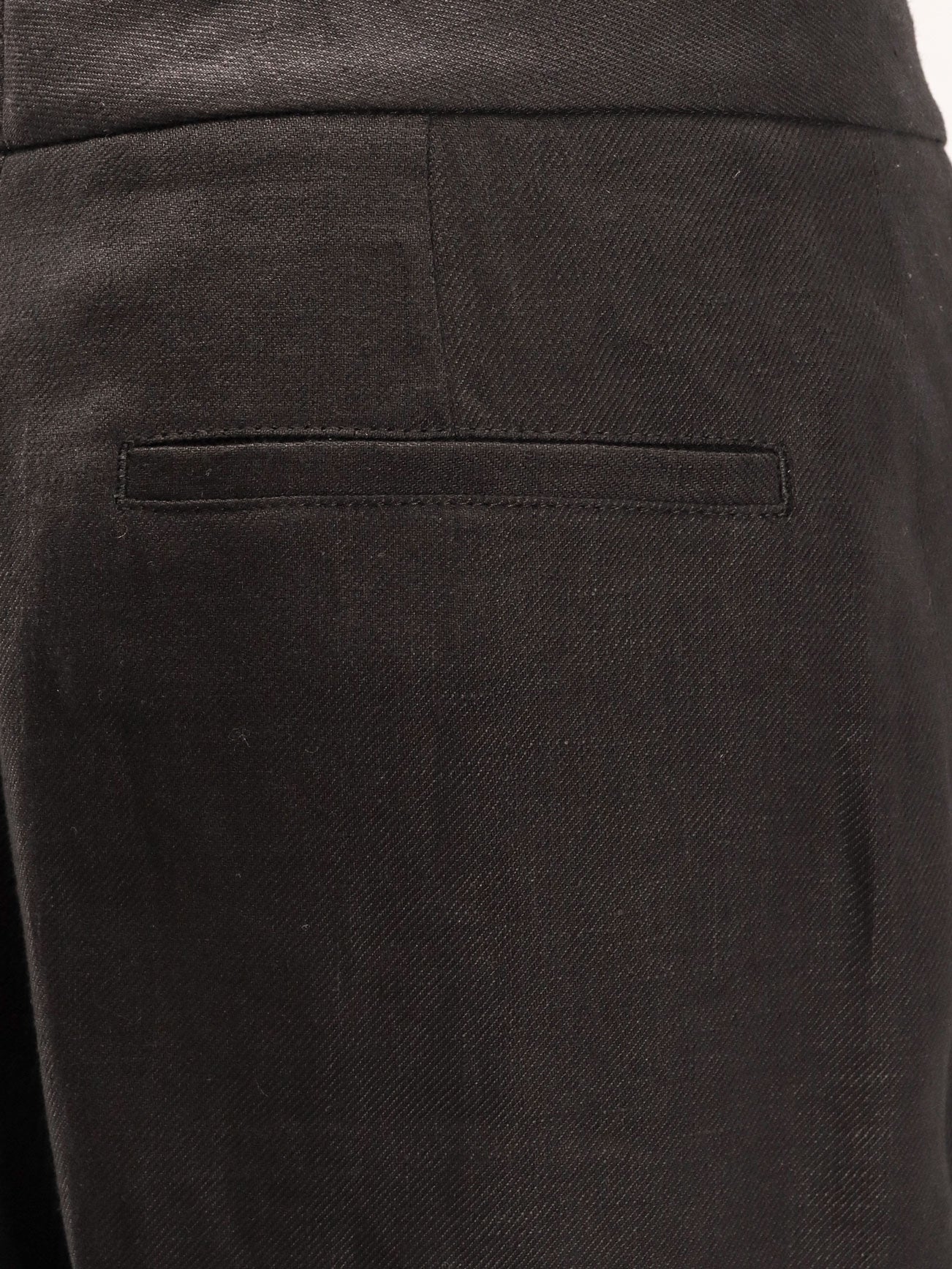 Linen trousers with pinces