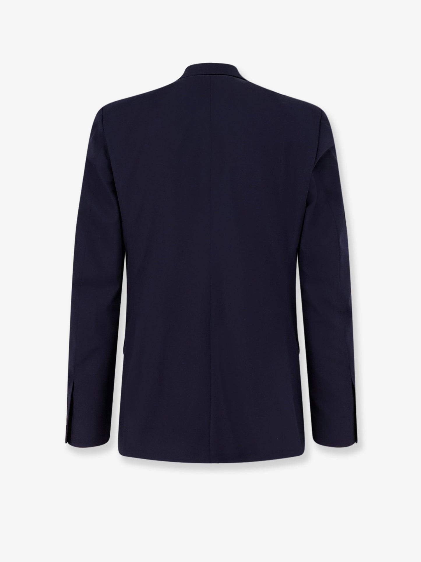 Stretch pure virgin wool tuxedo blazer