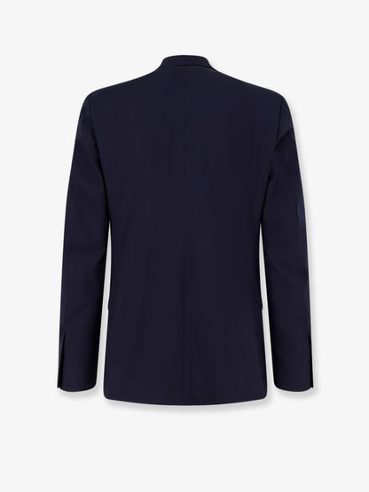 Stretch pure virgin wool tuxedo blazer thumbnail