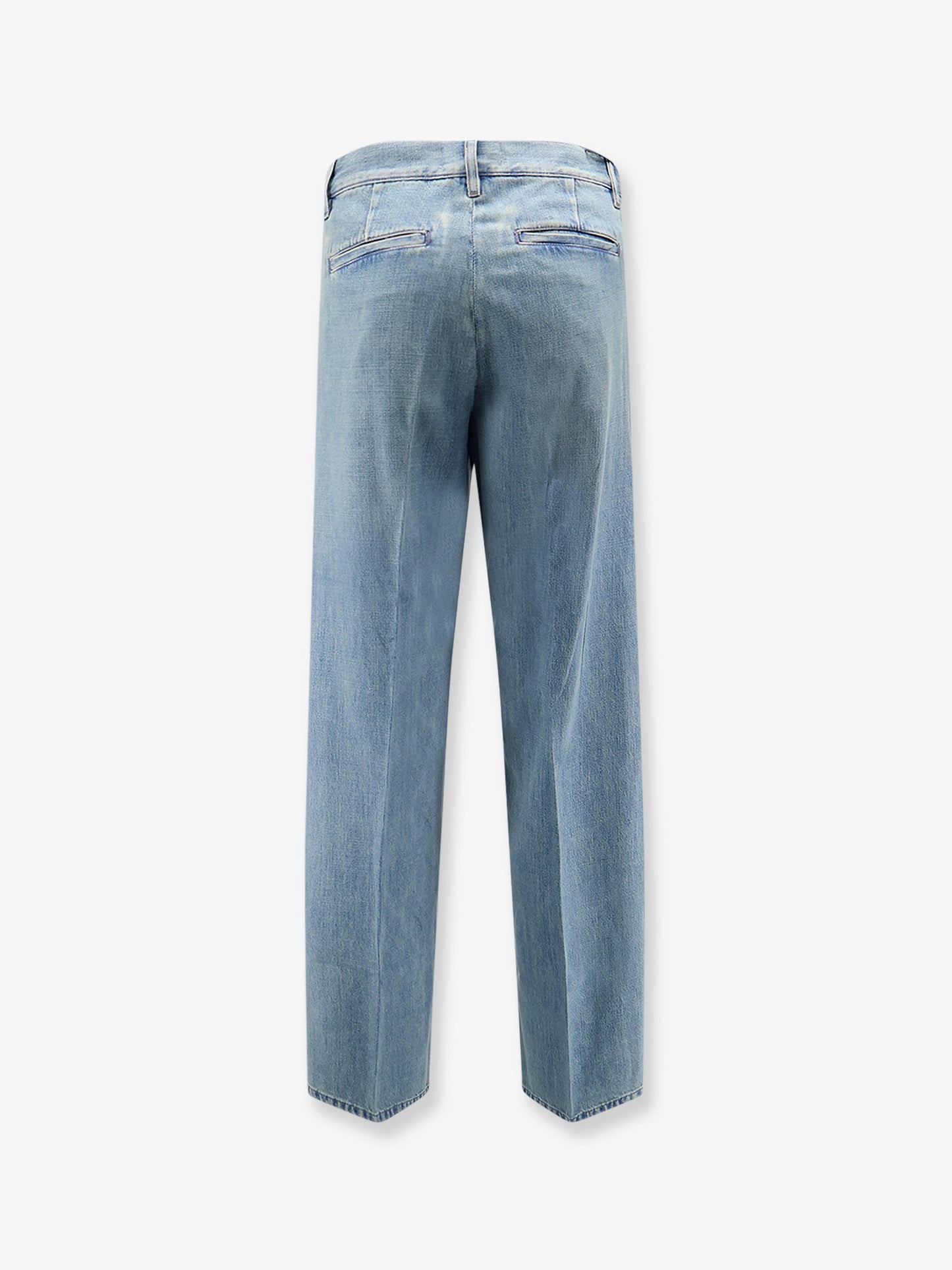 Washed-out effect jeans