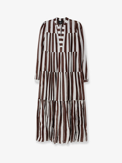 Speronella striped cotton dress thumbnail