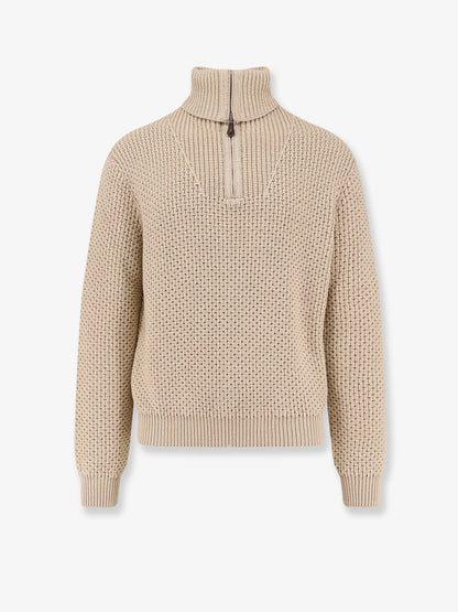Linen, virgin wool, cashmere and silk blend sweater thumbnail