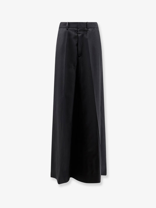 Virgin wool maxi skirt