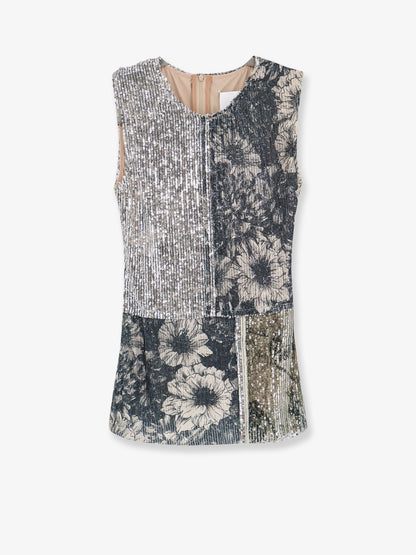 Patchwork top with sequins embroidery thumbnail
