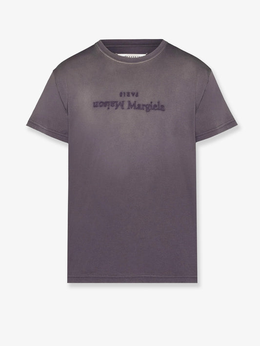 T-shirt in cotone effetto rewashed