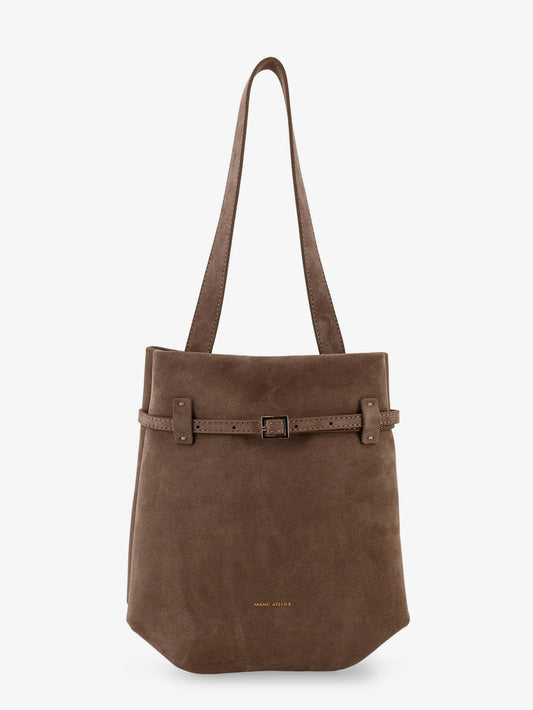 Borsa a spalla Mini Tote du Jour in suede