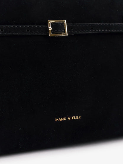East West Le Cambon suede shoulder bag thumbnail