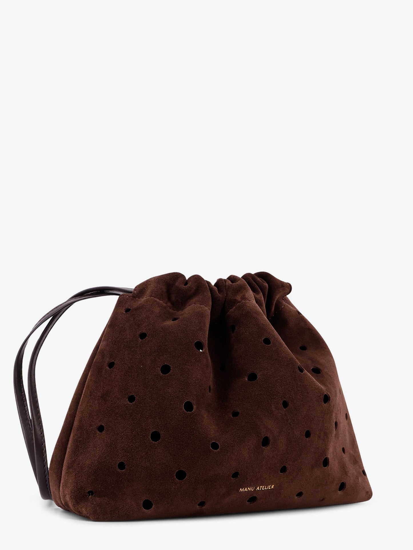 Romy suede shoulder bag