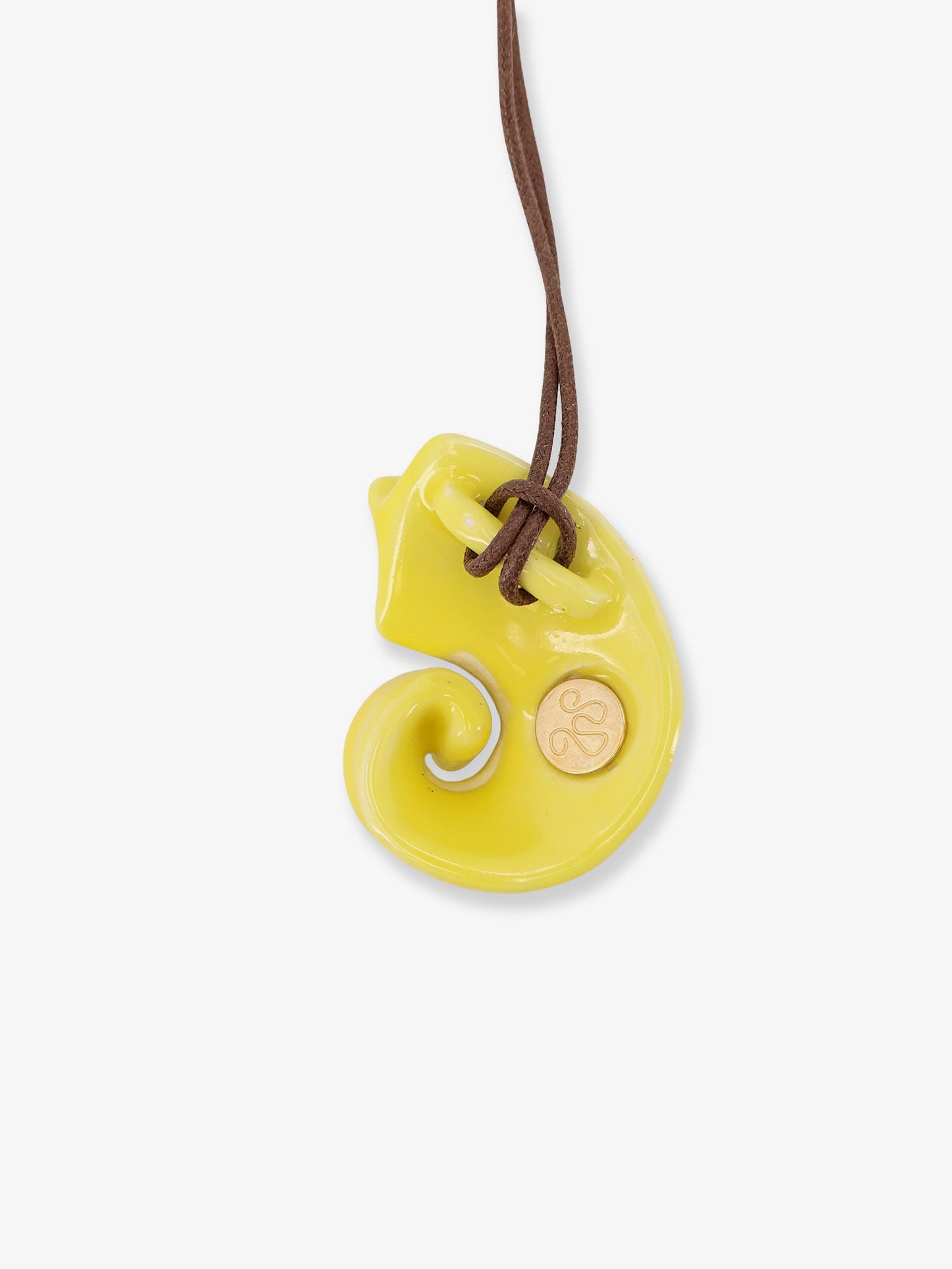 Conchiglia glazed ceramic necklace