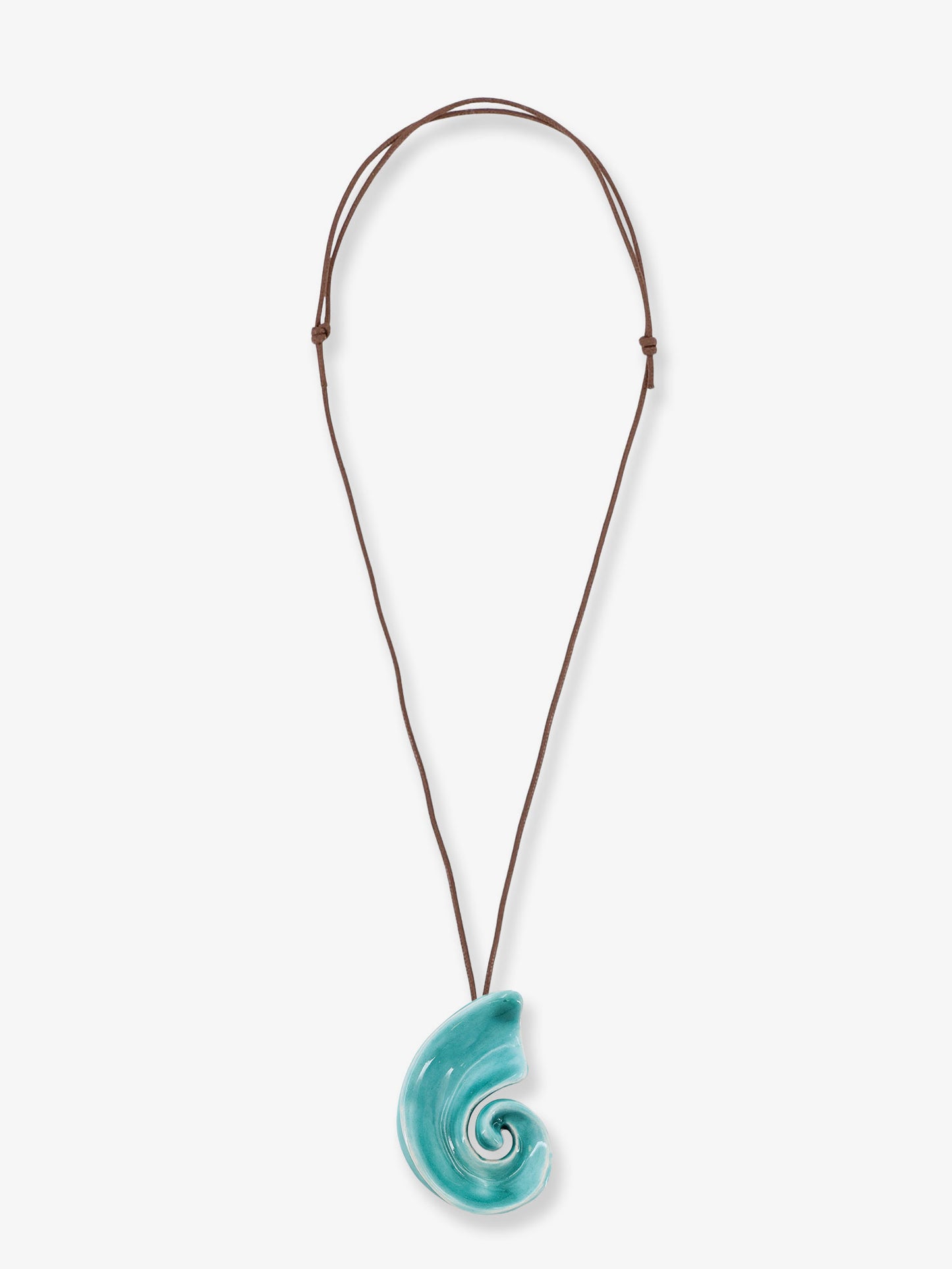 Conchiglia glazed ceramic necklace