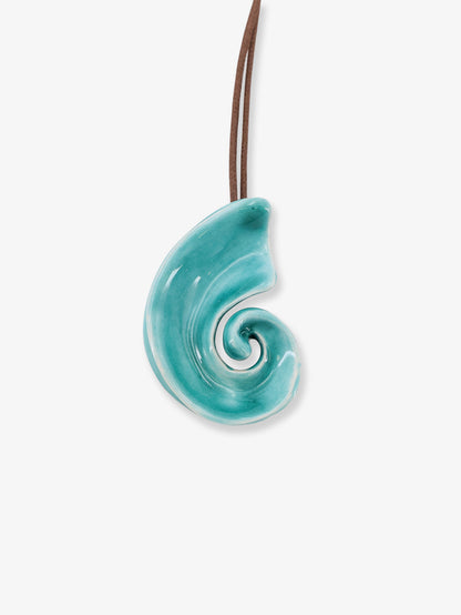 Conchiglia glazed ceramic necklace thumbnail
