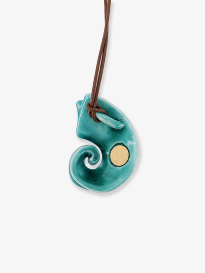 Conchiglia glazed ceramic necklace thumbnail