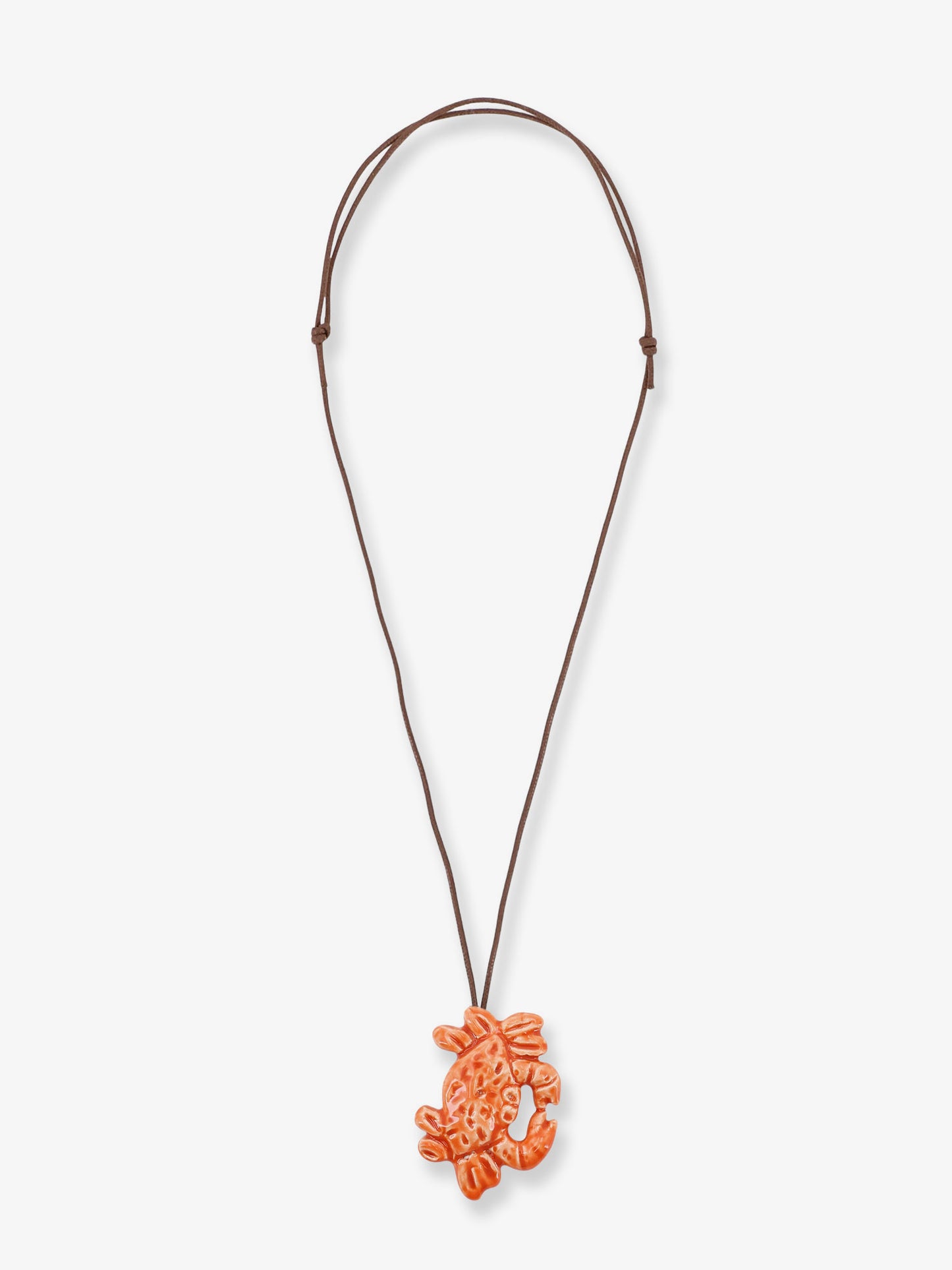 Granchio glazed ceramic necklace
