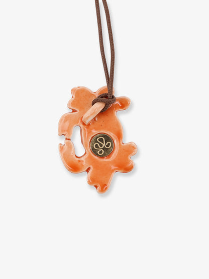 Granchio glazed ceramic necklace thumbnail