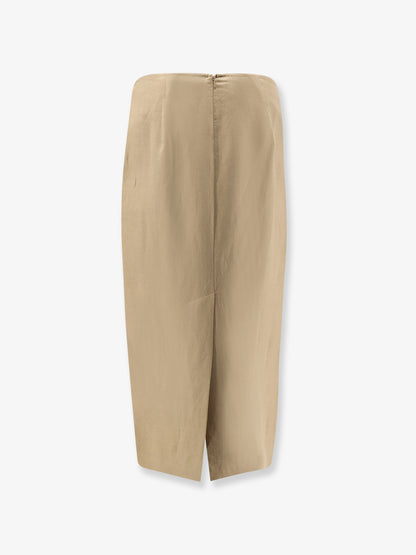Mxsveranda linen midi skirt thumbnail