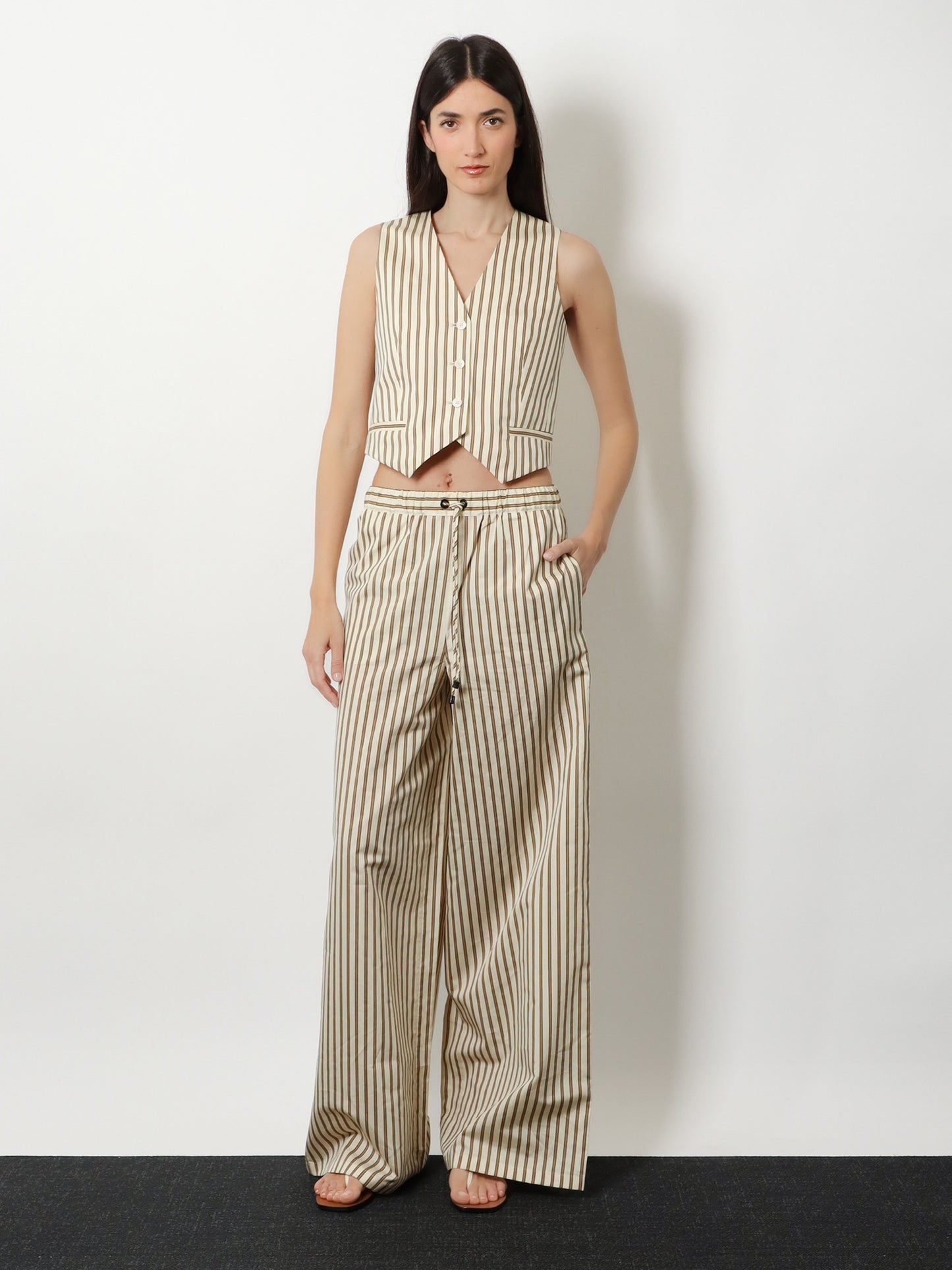 Mxmordine cotton and silk trousers