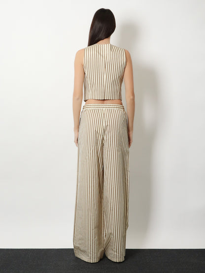 Mxmordine cotton and silk trousers thumbnail