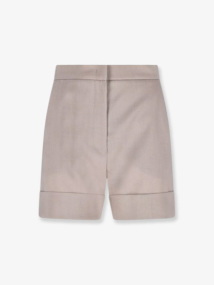 Virgin wool, mohair and wool blend bermuda shorts thumbnail