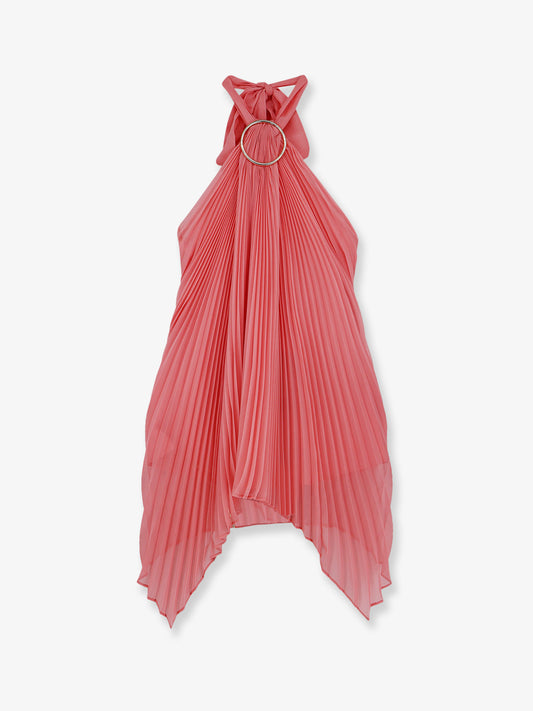 Mxevalzer pleated top