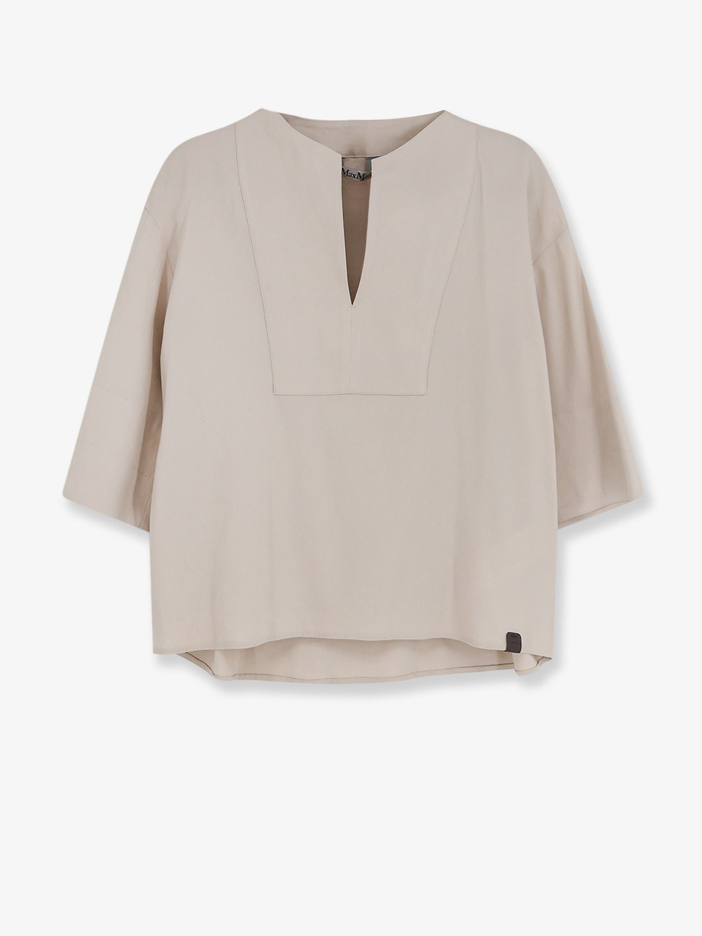 Mxpsospiro linen and viscose shirt