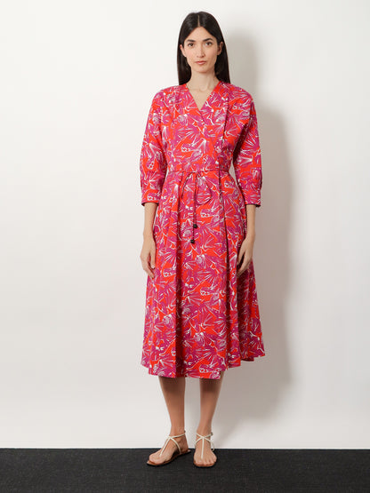 Mxmcamino printed cotton dress thumbnail