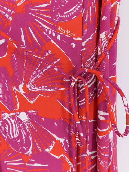 Mxmcamino printed cotton dress thumbnail