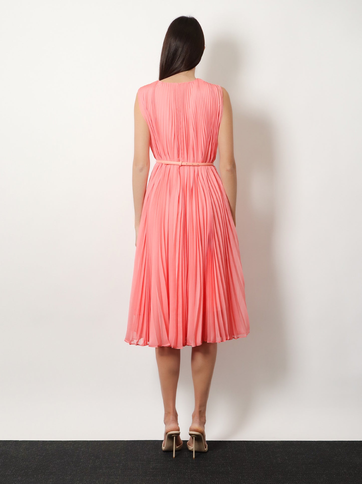 Mxecapsula long dress with belt